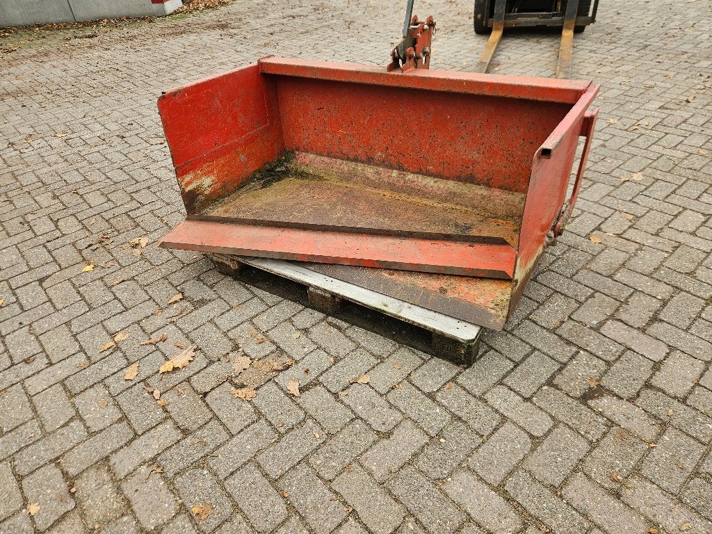 Hekamp grondbak, Breed 1.50 meter, Ophalen