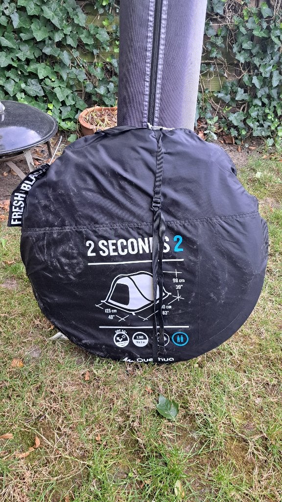 NIEUW - Fresh & Black tent - 2 seconds - 2 personen, Enlèvement, Neuf, Jusqu'à 2