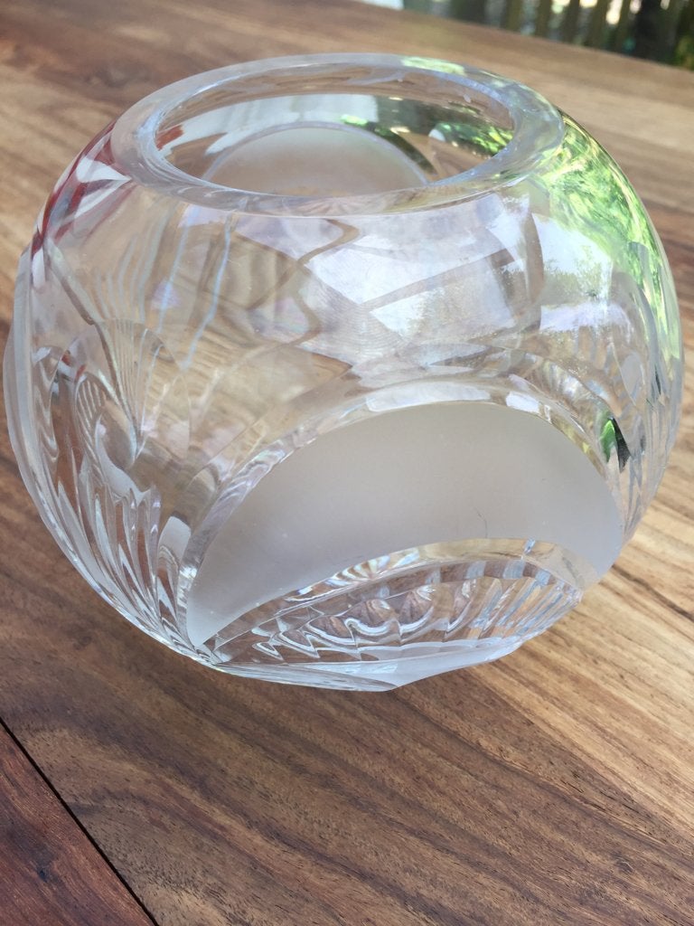 RONDE VAAS KRISTAL, Ophalen