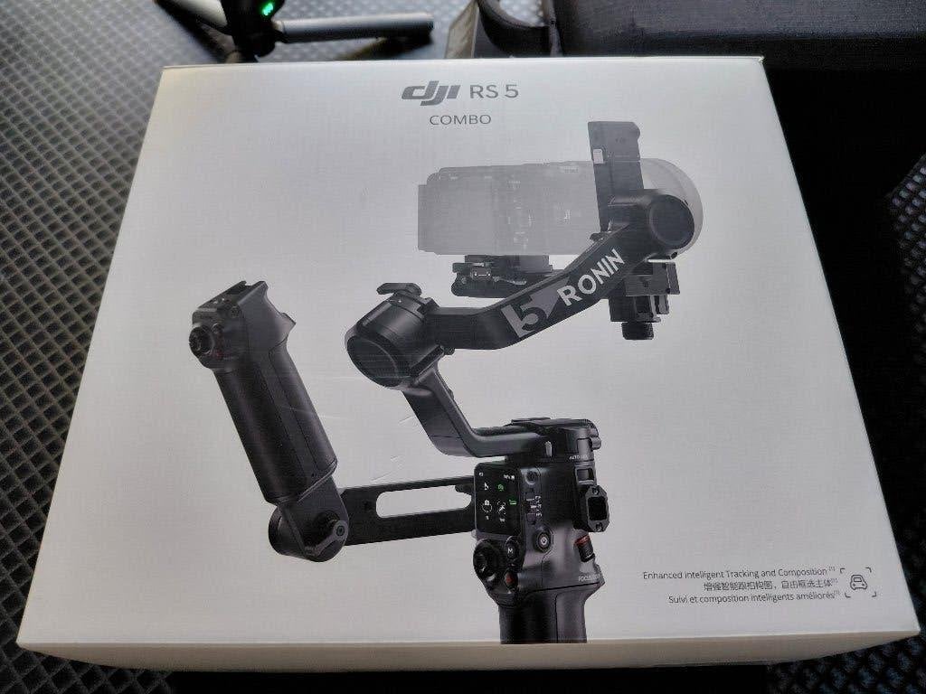 DJI RS5-COMBINATIE, Audio, Tv en Foto, Fotografie | Statieven en Balhoofden, Zo goed als nieuw, Balhoofd, DJI, 3-assige stabilisatie