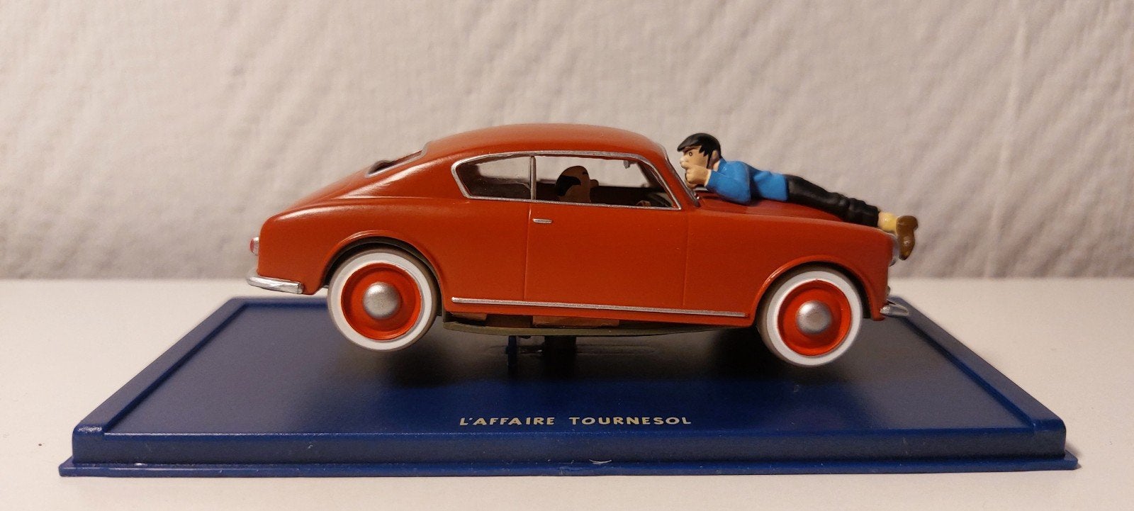 Voiture TINTIN Atlas 1/43 'La Lancia Aurelia 1953', Collections, Enlèvement ou Envoi, Tintin, Utilisé, Statue ou Figurine