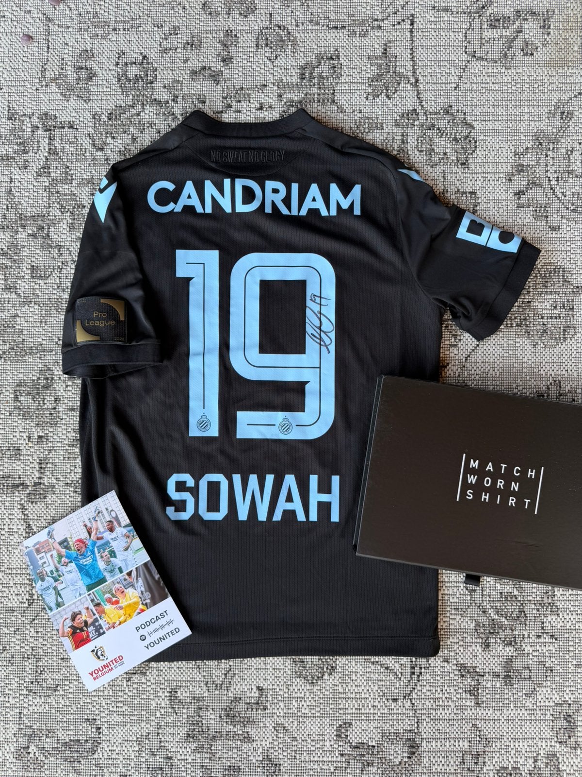 Matchworn shirt - Kamal Sowah, Sport en Fitness, Voetbal, Verzenden, Zo goed als nieuw, Shirt