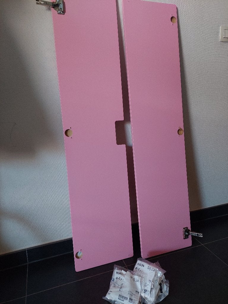 Roze Stuva deuren Ikea, Enlèvement, Utilisé