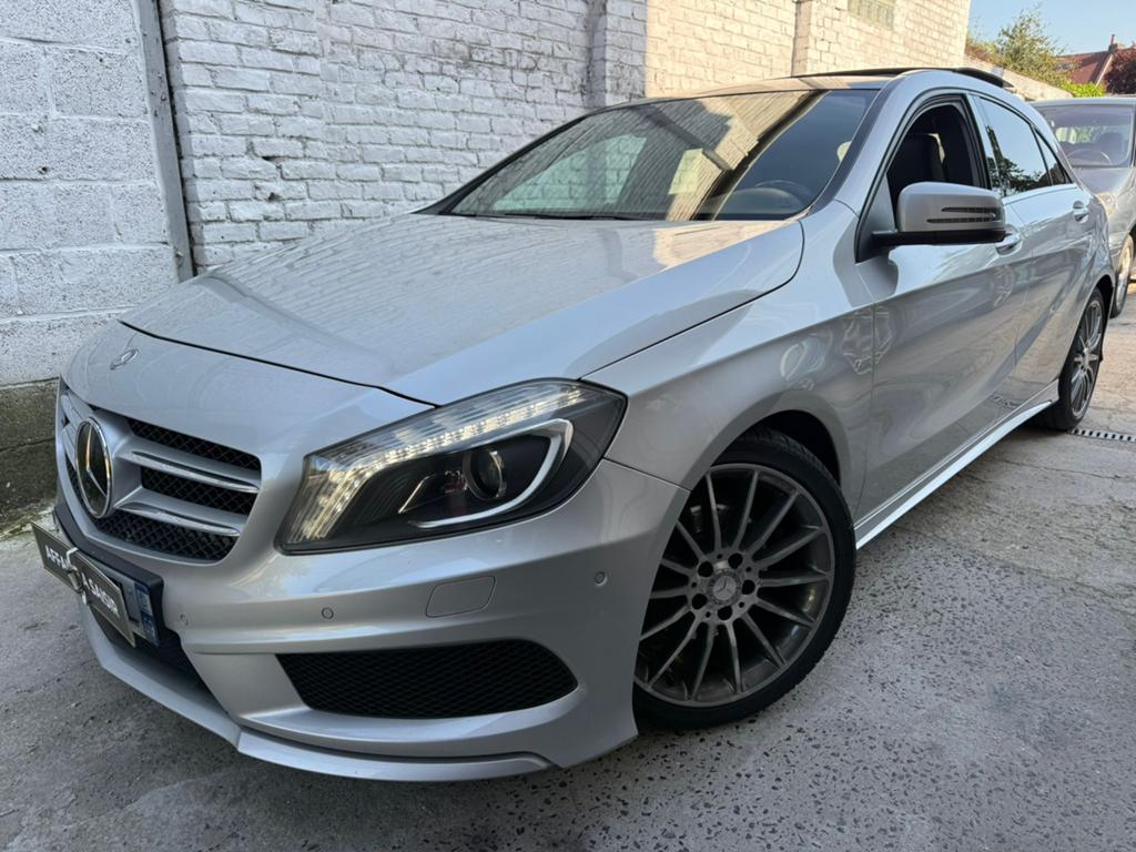 MERCEDES-BENZ CLASSE A 200d 136cv PACK AMG BOÎTE AUTOMATIQUE, Automaat, Zwart, USB, Leder