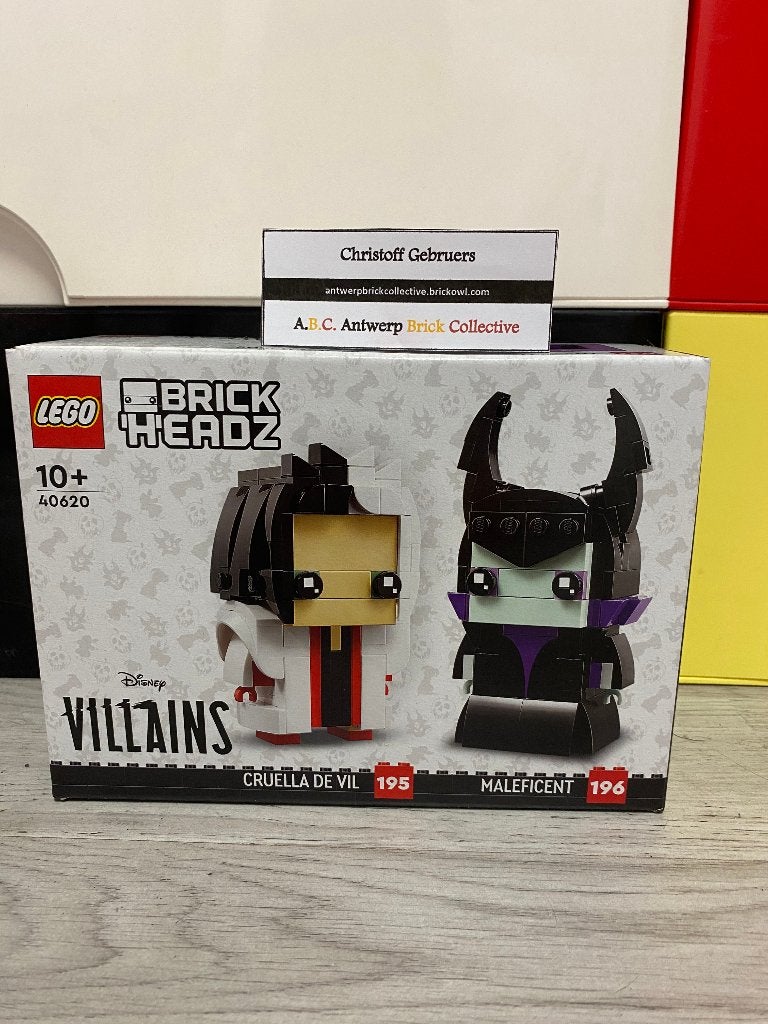 Lego Brickheadz - 40620 - Cruella & Maleficent, Ophalen, BrickHeadz, Lego, Nieuw