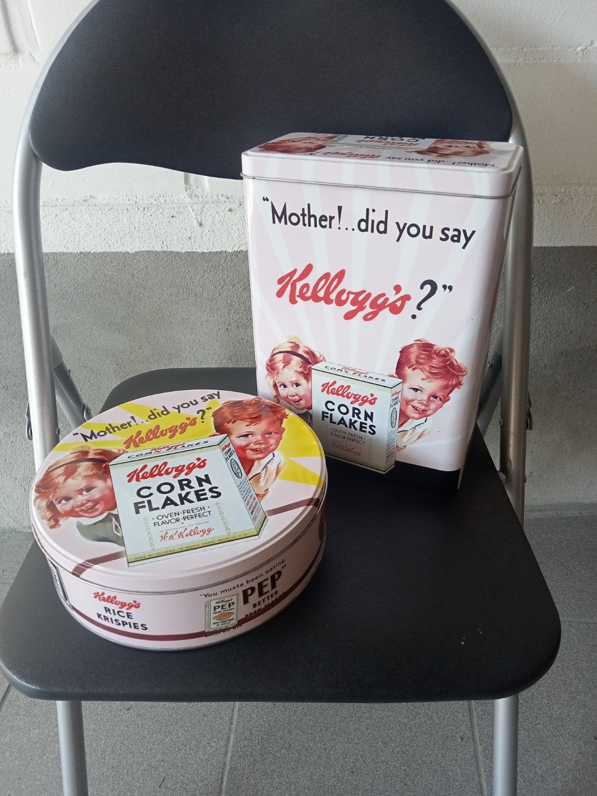 Mooie blikken dozen van Kellogg's, Verzamelen, Ophalen, Gebruikt