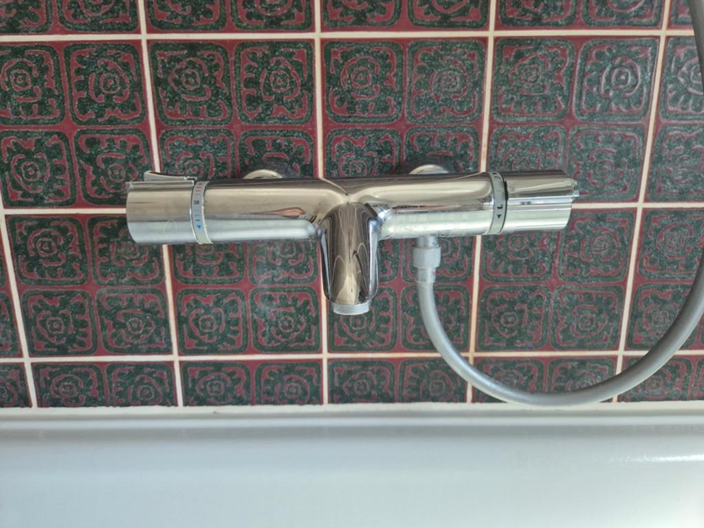 Mitigeur thermostatique et pomme de douche Grohe, Bricolage & Construction, Sanitaire, Enlèvement