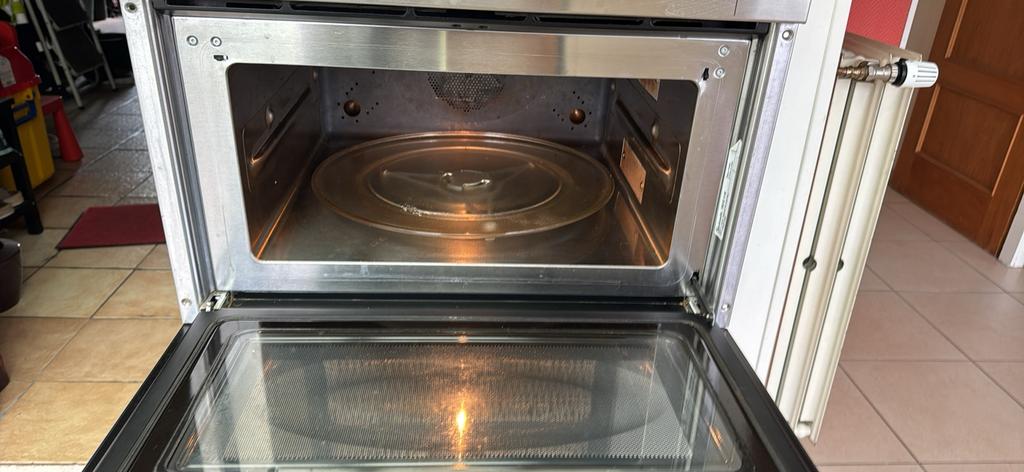 Microgolf oven inbouw 60/45/55, Ophalen, Gebruikt, Inbouw, Draaiplateau