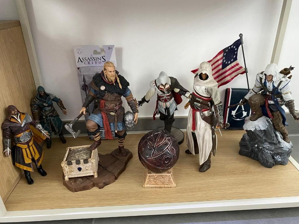 Assassins creed figuren lot, Ophalen of Verzenden, Zo goed als nieuw, Overige typen