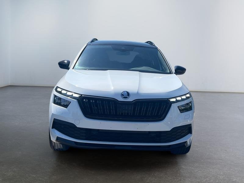 Skoda Kamiq Monte Carlo | 1.0 ETSI 110CH | Boite auto | Toit, Automaat, 109 g/km, Wit, Bedrijf