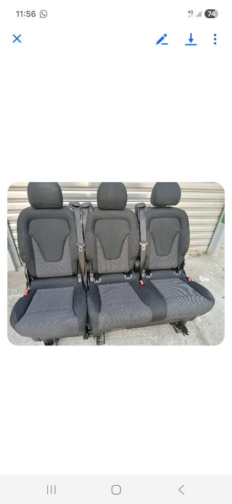 Banquette Mercedes Original W447 modèle Santiago 2025, Enlèvement, Neuf, Mercedes-Benz