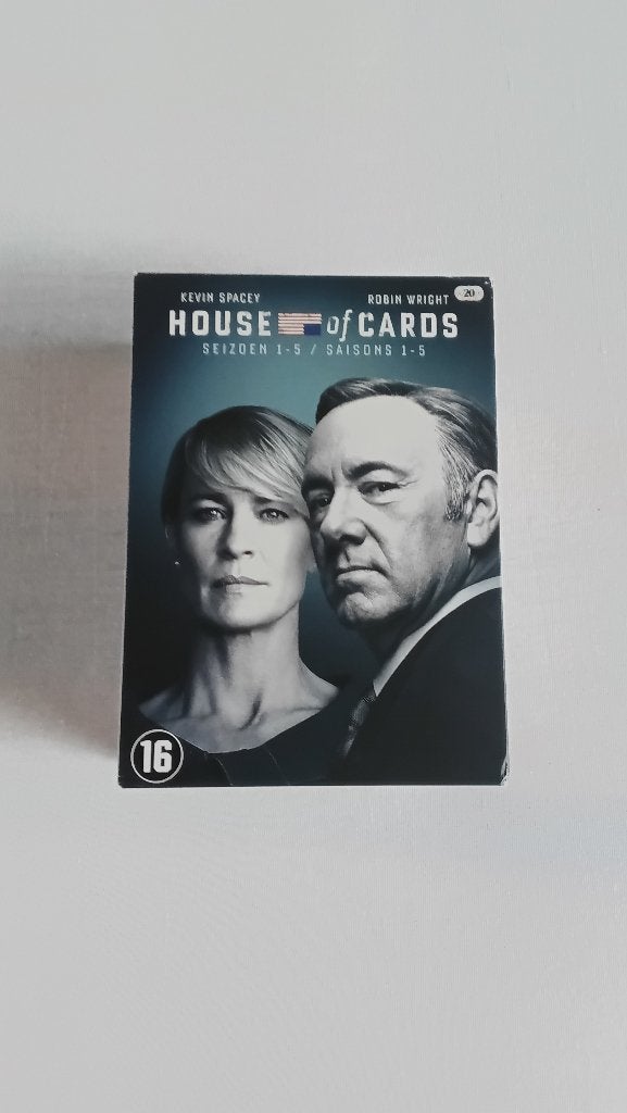 House of Cards — De complete dvd van 5 seizoenen, Cd's en Dvd's, Dvd's | Tv en Series, Seizoen 2, Ophalen of Verzenden, Zo goed als nieuw
