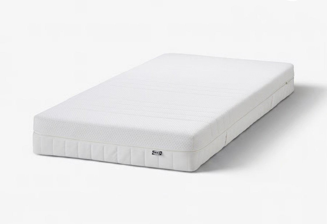 Eenpersoonsbed Matras, Huis en Inrichting, Ophalen, 90 cm, Eenpersoons, Wit