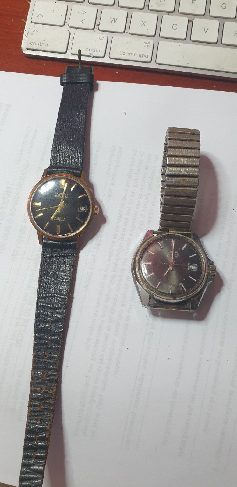 2 vintage  horloge werken perfect, Ophalen