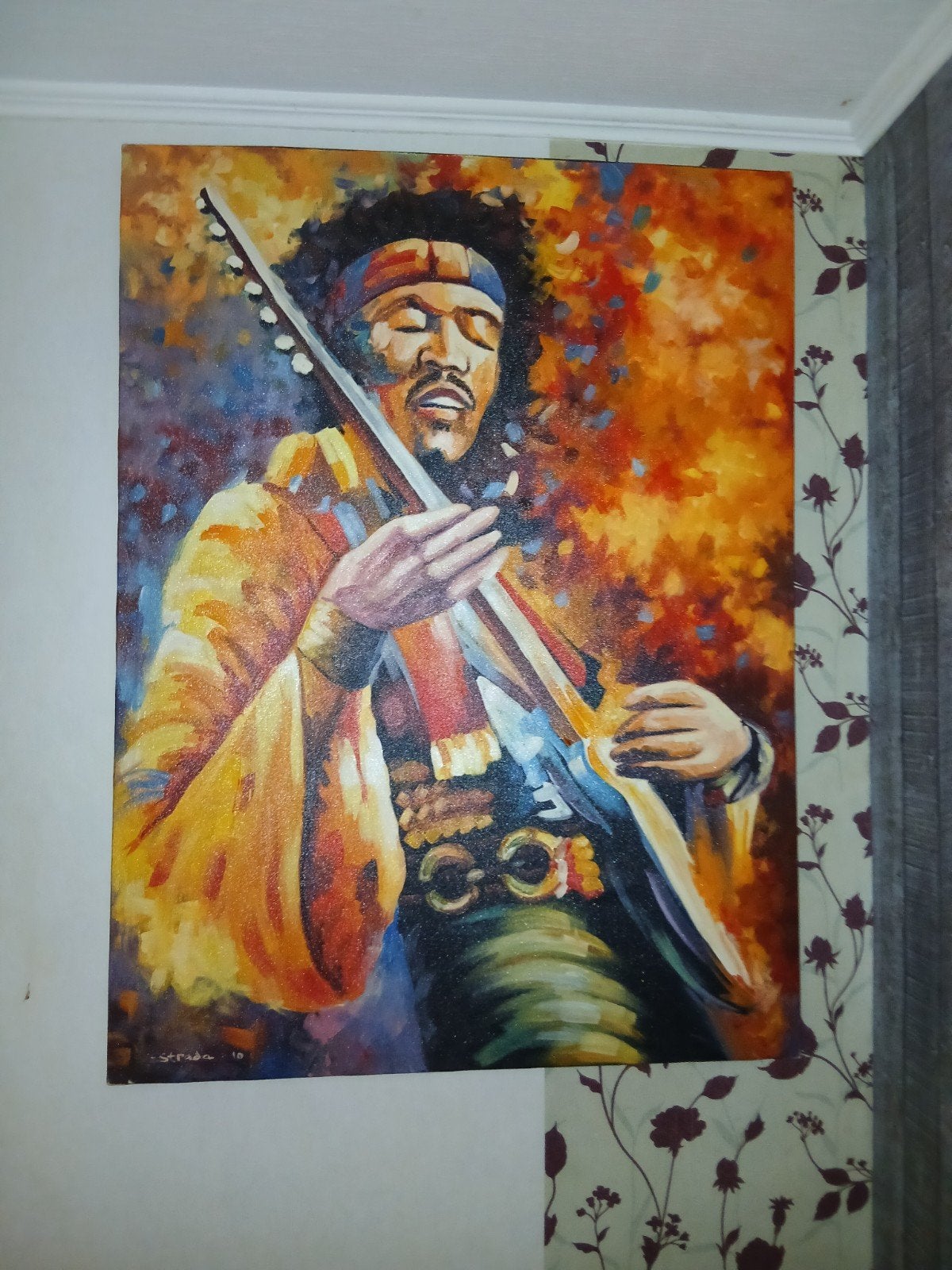 schilderij jimmy hendricks, Antiek en Kunst, Ophalen