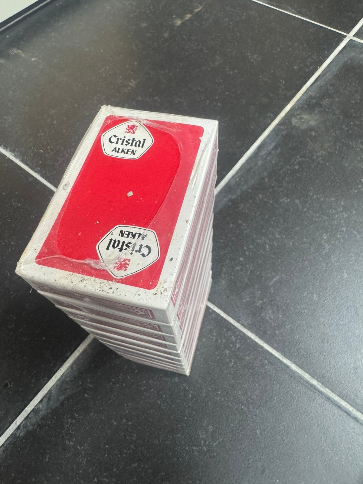 10 sets speelkaarten Cristal Alken, Verzamelen, Merken en Reclamevoorwerpen, Ophalen, Nieuw, Gebruiksvoorwerp