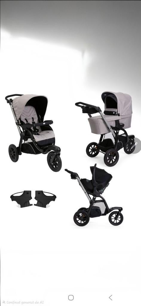 Poussette Trio CHICCO Trio Activ3 +, Luchtbanden, Zo goed als nieuw, Ophalen, Kinderwagen