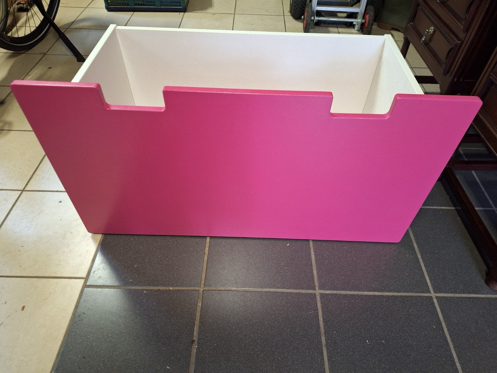 Ikea speelgoedkist rose en 2 schuiven groen, Enlèvement