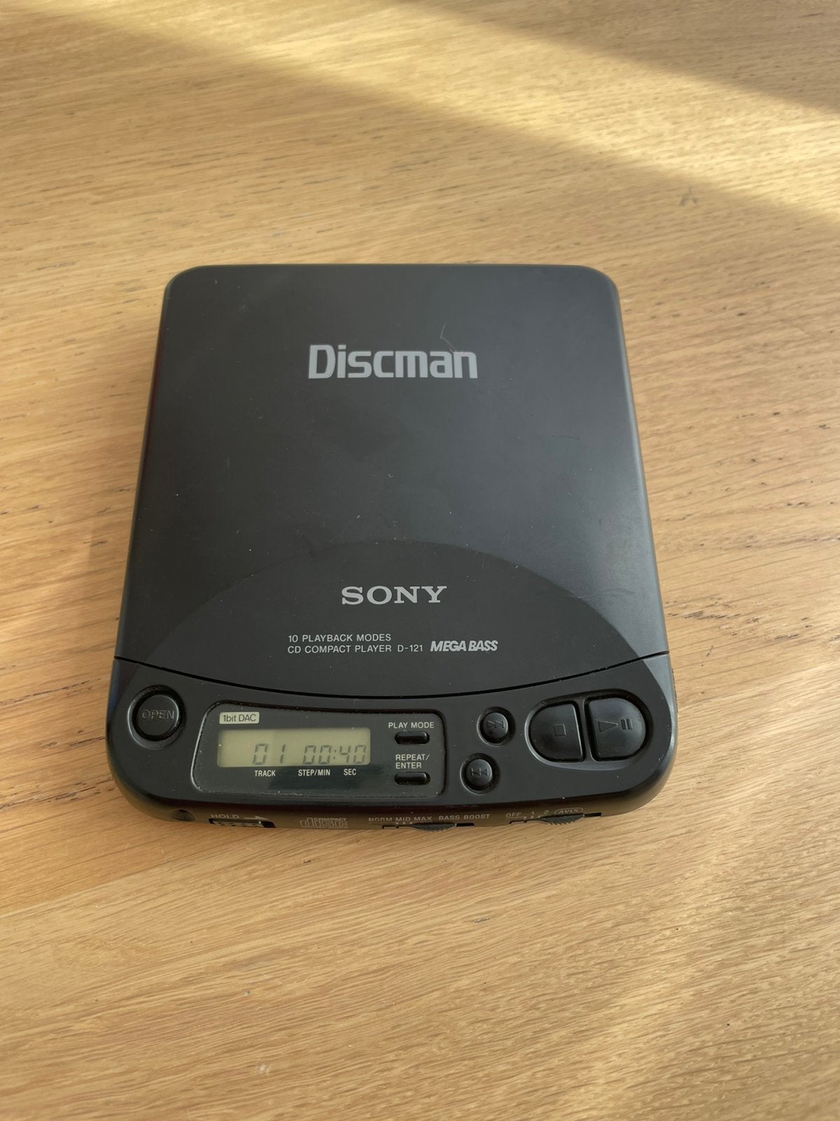 Discman Sony, Enlèvement, Discman