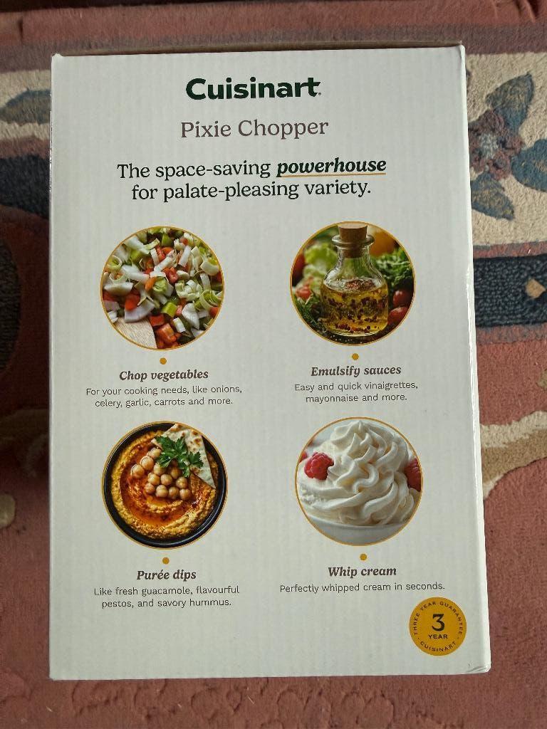 Pixie Chopper Mini Food processor Cuisinart € 35 (nieuw), Electroménager, Enlèvement ou Envoi, Neuf