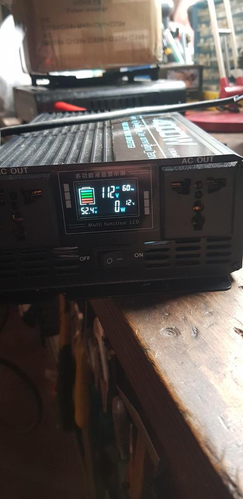 Omvormer 400w.48v-110v.Nieuwe., Caravans en Kamperen, Ophalen