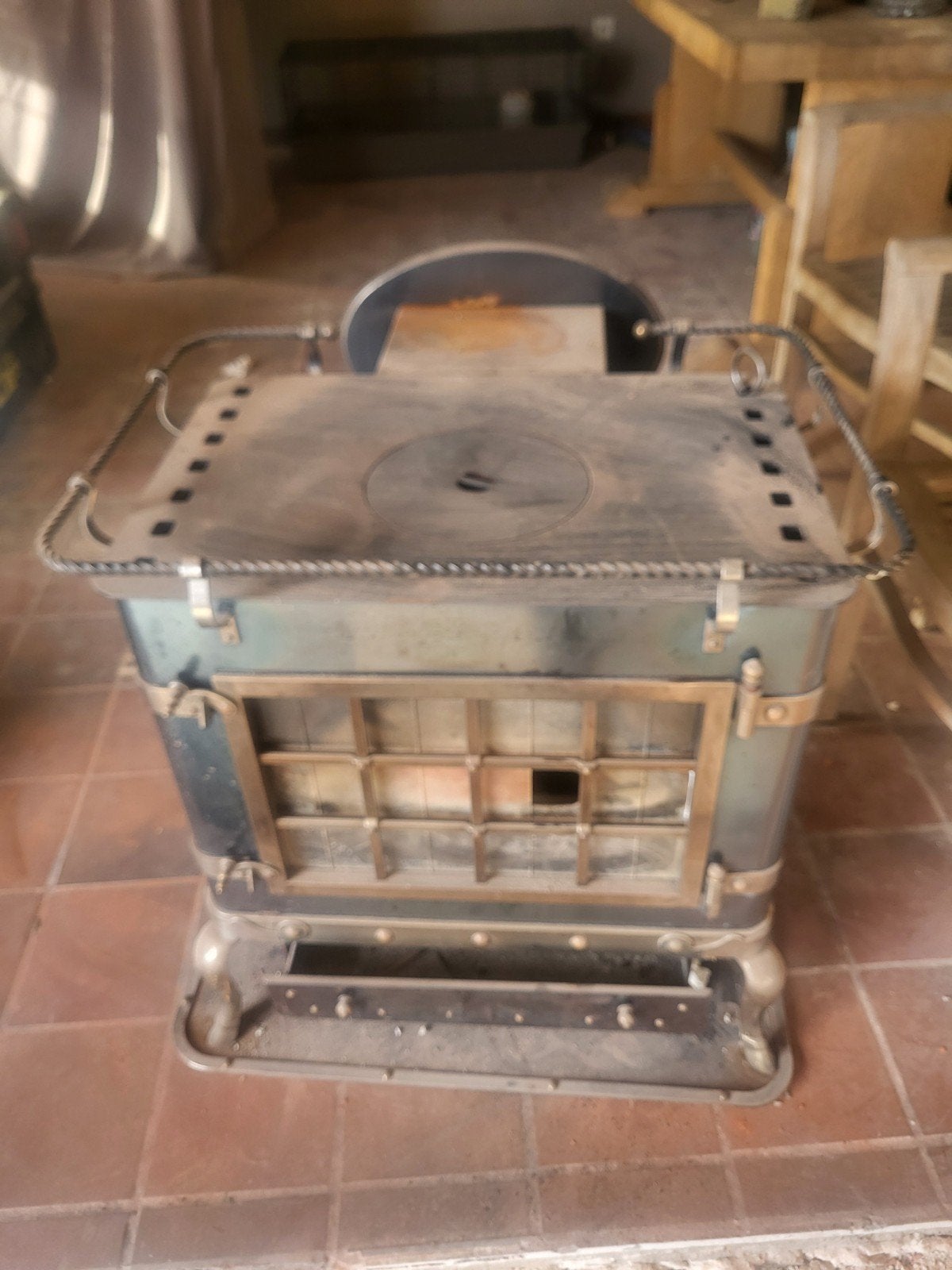 Hout kachel, Huis en Inrichting, Ophalen, Hout