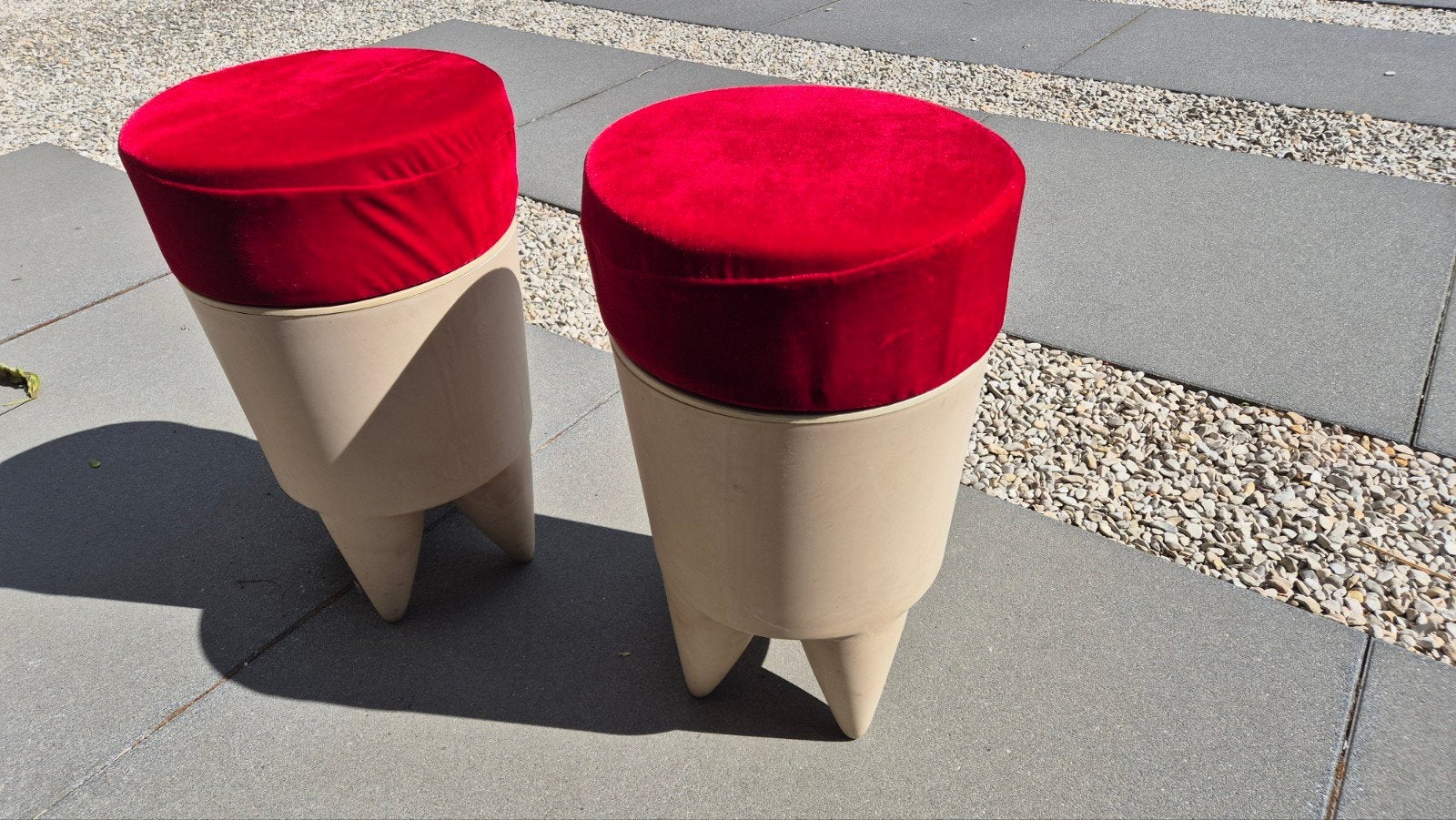 Vintage French Stool by Phillippe Starck, Ophalen, Gebruikt
