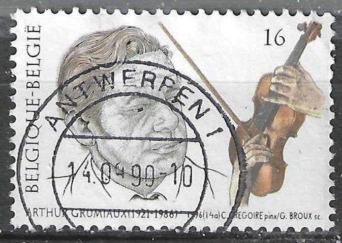 Belgique 1996 - Yvert/OBP 2666 - Arthur Grumiaux (ST), Envoi, Affranchi, Oblitéré, Musique