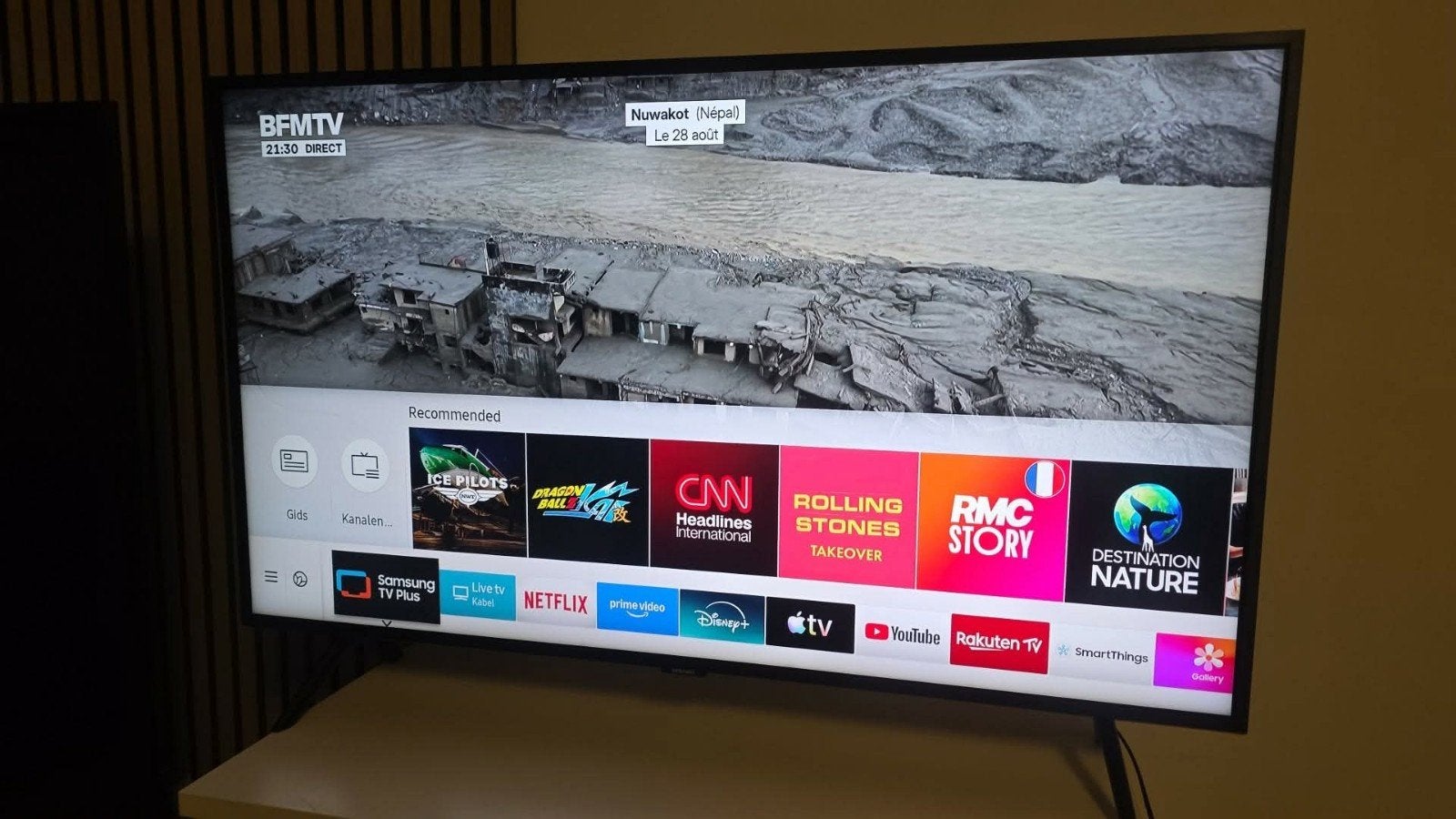 Samsung 43" smart TV 4k, Enlèvement ou Envoi, Samsung, Smart TV