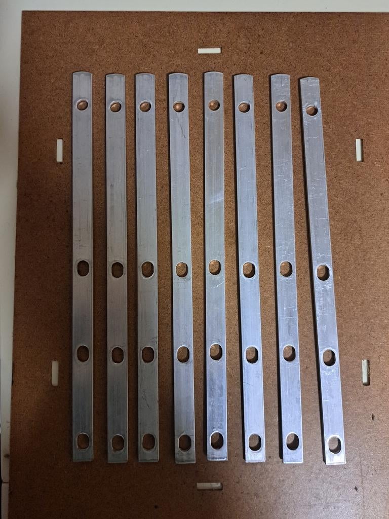 Auping Aluminium Strips 30cm, Huis en Inrichting, Slaapkamer | Bedden, Ophalen, Zo goed als nieuw