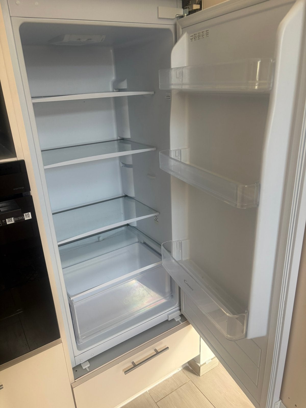 Inbouw koelkast Candy, Elektronische apparatuur, Ophalen, Zo goed als nieuw, Inbouw