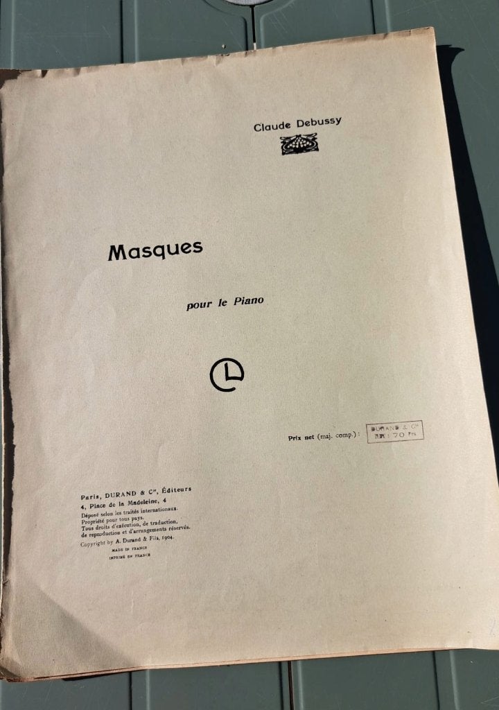 Pianopartituren Debussy/Moskowski..., Muziek en Instrumenten, Bladmuziek, Ophalen of Verzenden
