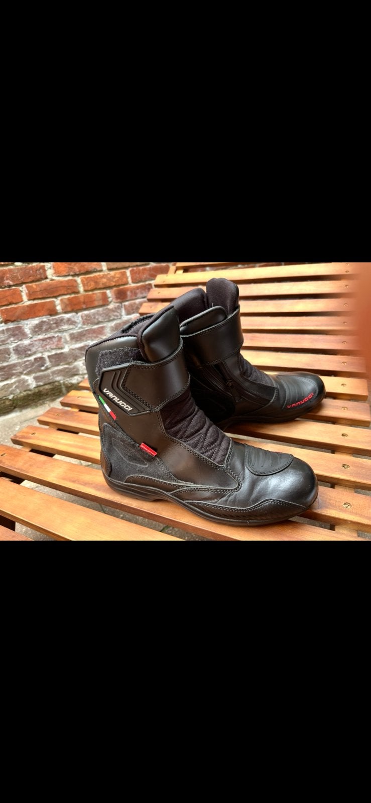 Motorlaarzen Vanucci maat 40, Motoren, Ophalen, Tweedehands, Laarzen