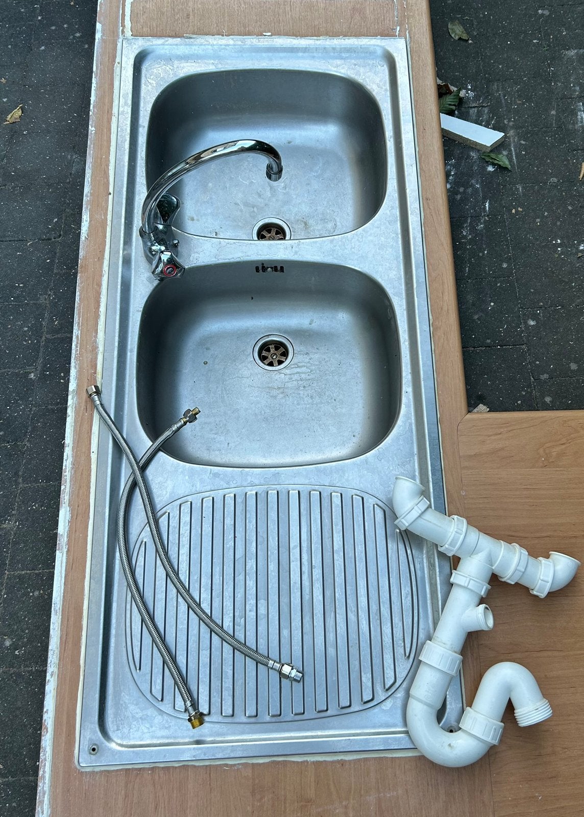 Spoelbak Franke/mengkraan Grohe, Doe-het-zelf en Bouw, Ophalen, Gebruikt