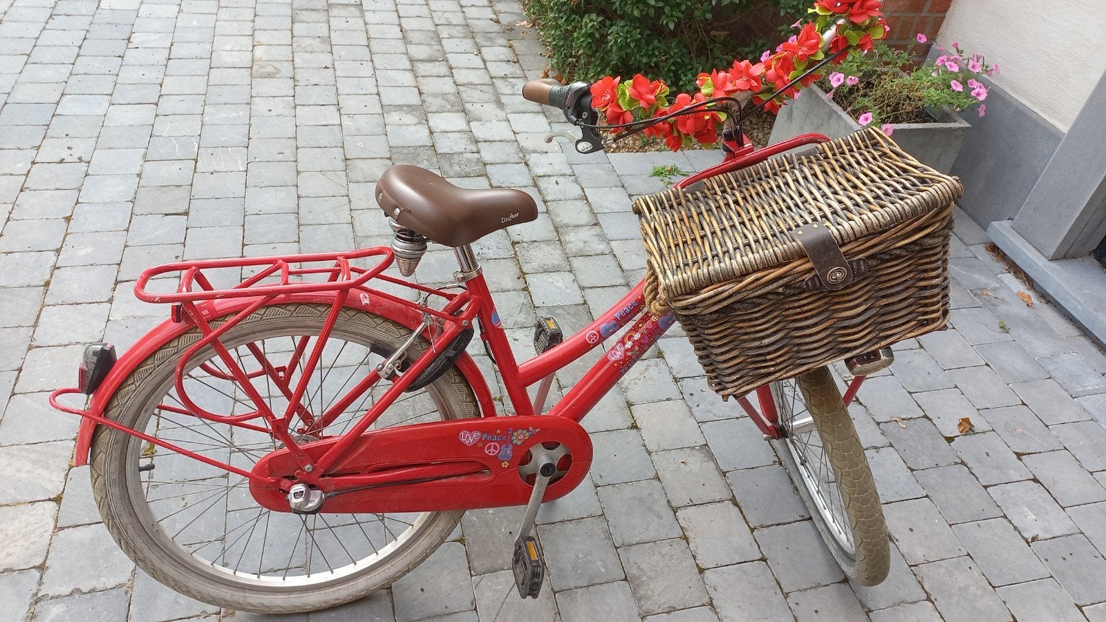 meisjesfiets, Ophalen, Gebruikt