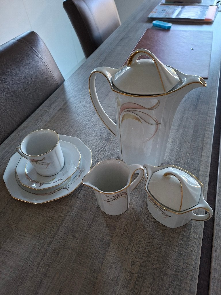 Koffieservies Winterling, Huis en Inrichting, Ophalen, Vintage, Zo goed als nieuw, Porselein