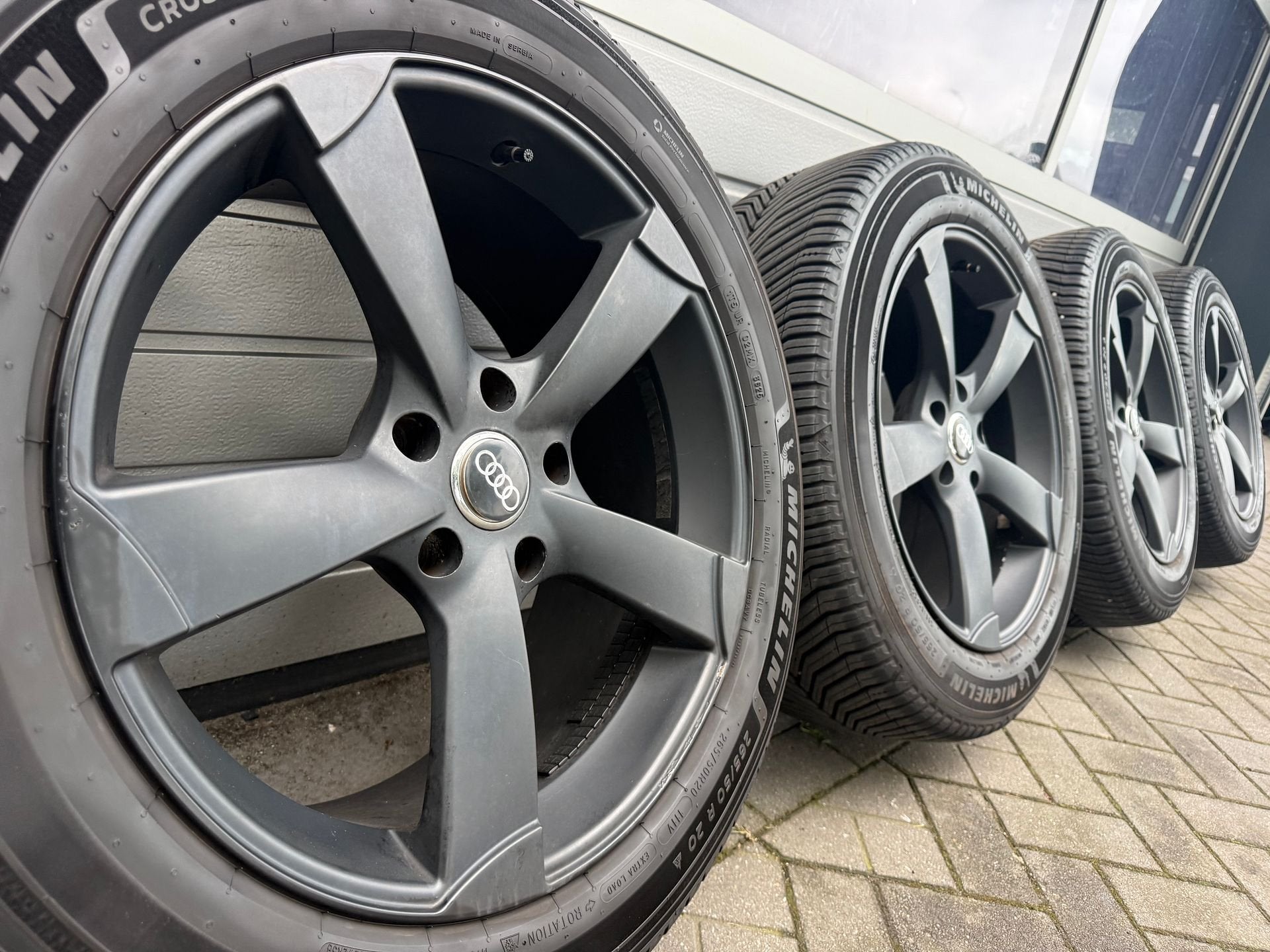 20” Audi Q7 SQ7 4L Volkswagen Touareg velgen Michelin banden, Gebruikt, -, 265 mm, -