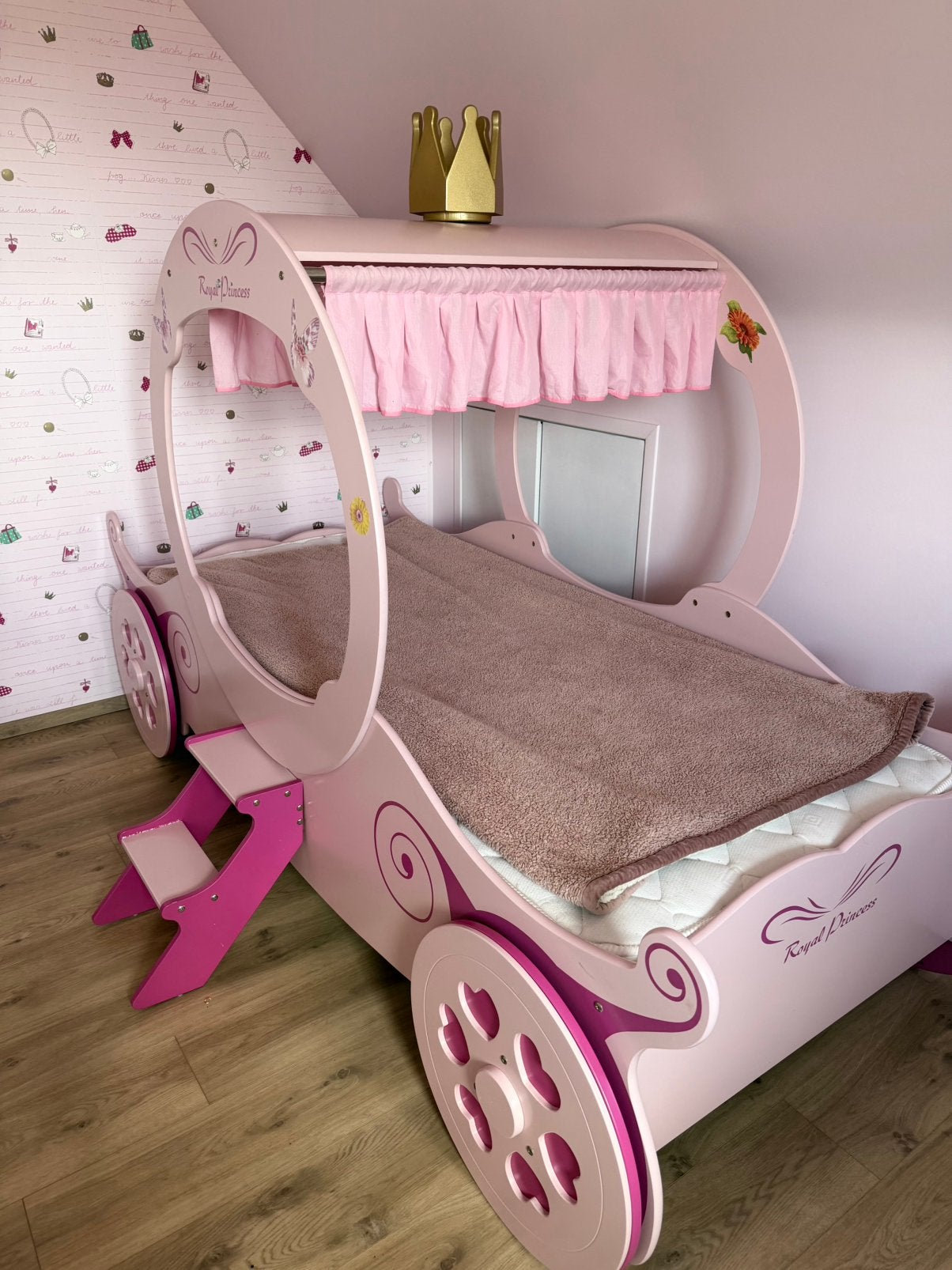 Prinsessenbed (zonder matras), Kinderen en Baby's, Ophalen, Gebruikt, 100 cm of meer, Matras