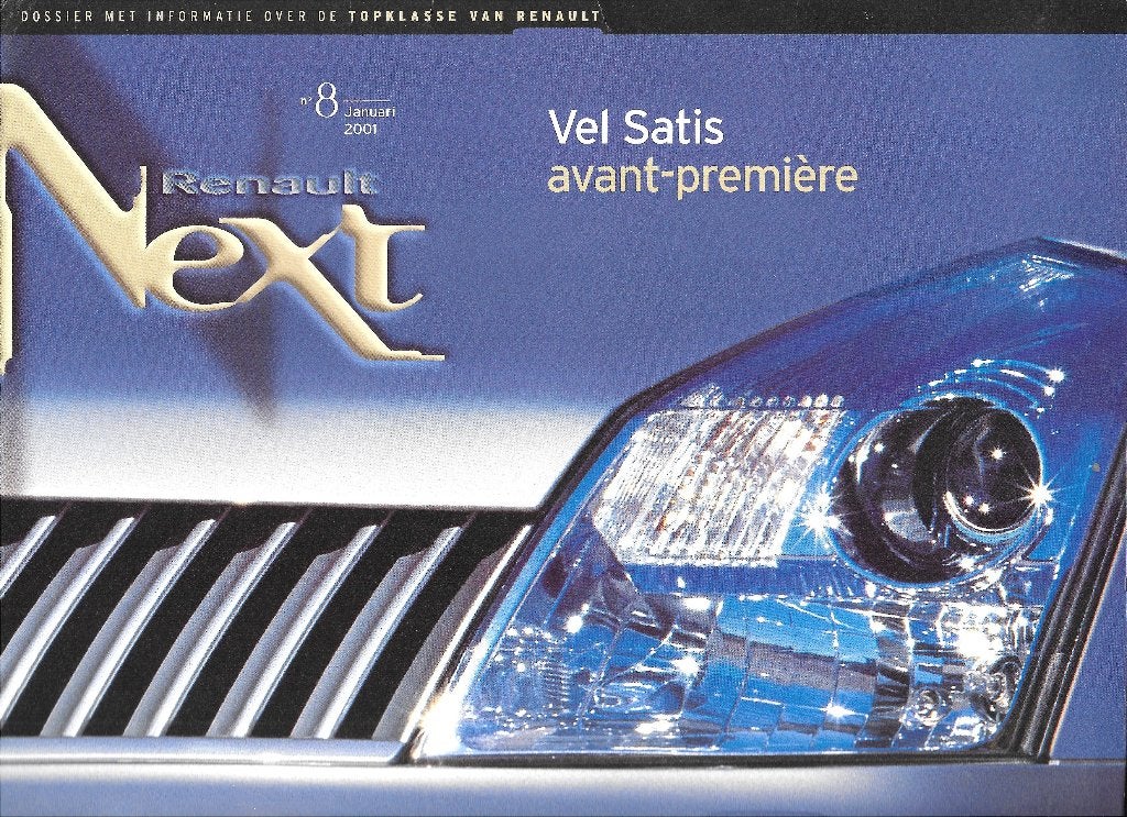 RENAULT VEL SATIS, Livres, Enlèvement ou Envoi, Comme neuf, Renault