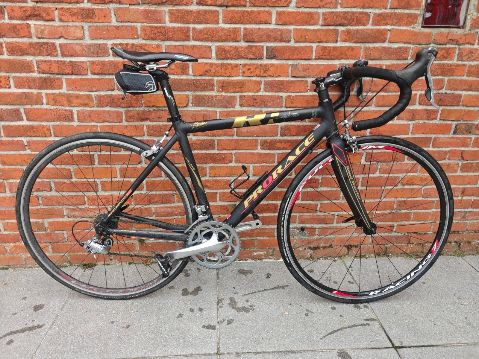 Koersfiets Prorace Calisto, Fietsen en Brommers, Gebruikt, 10 tot 15 versnellingen, Velgrem, Aluminium