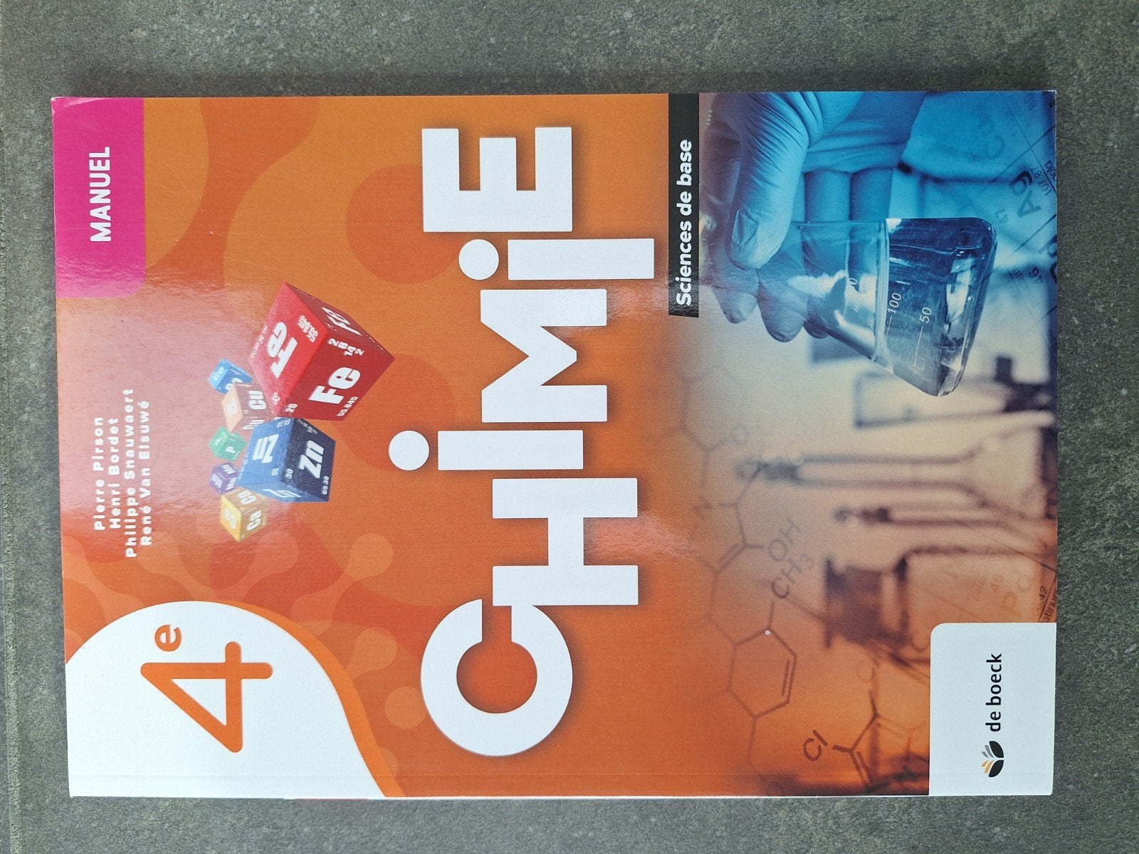 Manuel scolaire Chimie 4e, Ophalen, Zo goed als nieuw, ASO, Van in