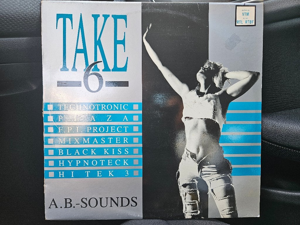LP Various - A.B.-Sounds Take 6, Cd's en Dvd's, Vinyl | Verzamelalbums, LP, Gebruikt, Ophalen of Verzenden, Dance en House