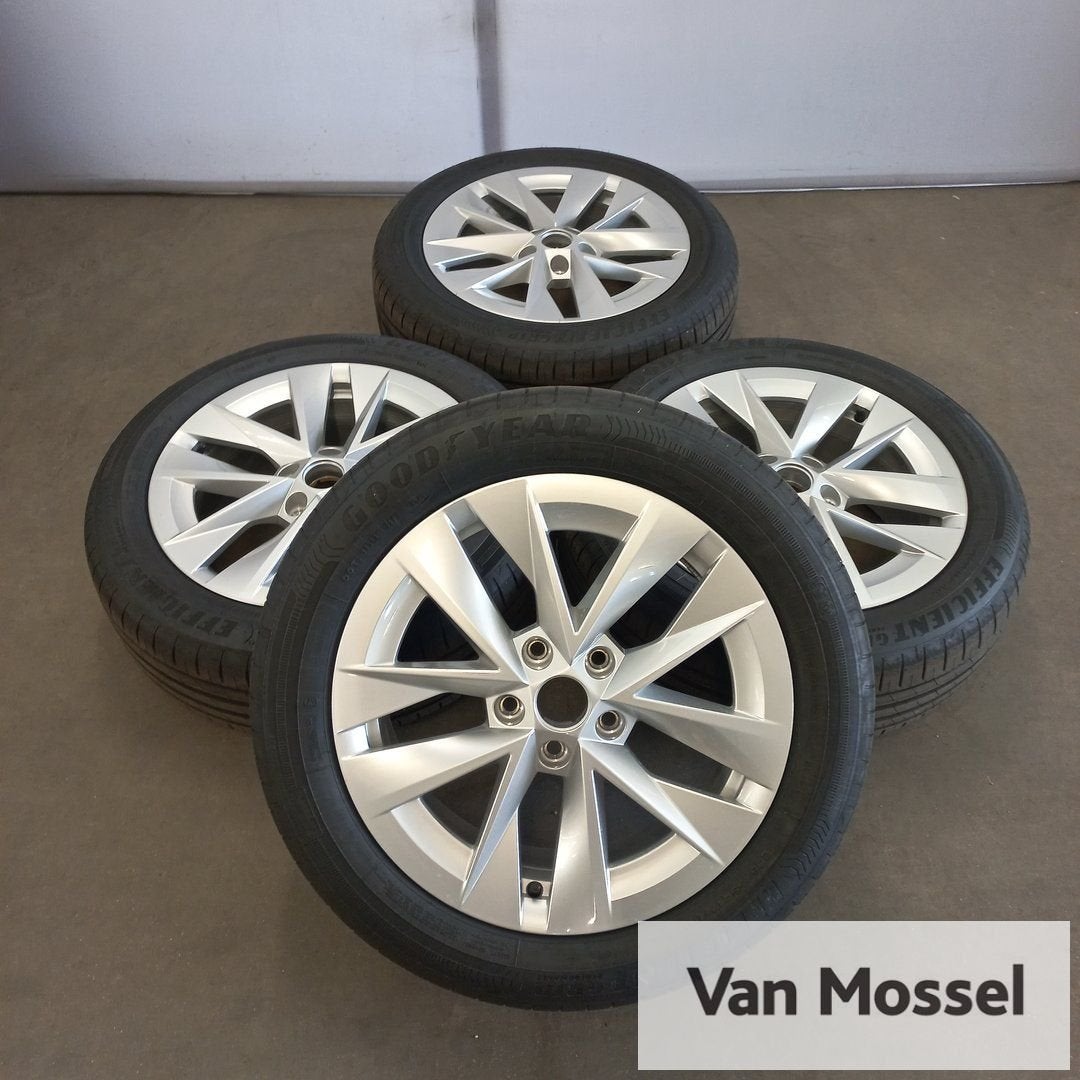 Skoda Karoq GoodYear EfficientGrip Performance 205/55/R17 91, Gebruikt, -, -, Banden en Velgen