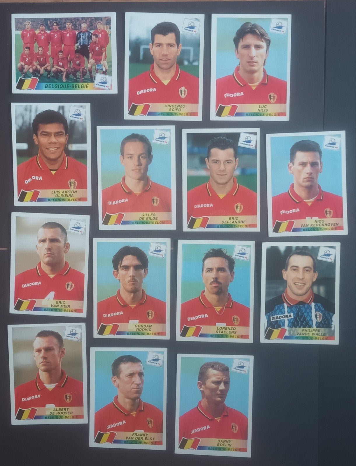 PANINI WORLD CUP FRANCE 98, Enlèvement ou Envoi