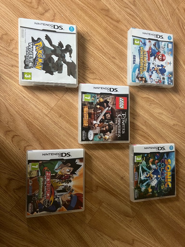 5 Nintendo DS-spellen, Games en Spelcomputers, Ophalen, Gebruikt