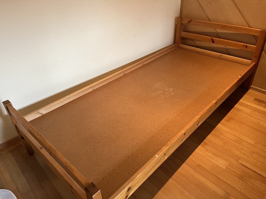 Lits d’une personne, 90 cm, Beige, Enlèvement, IKEA