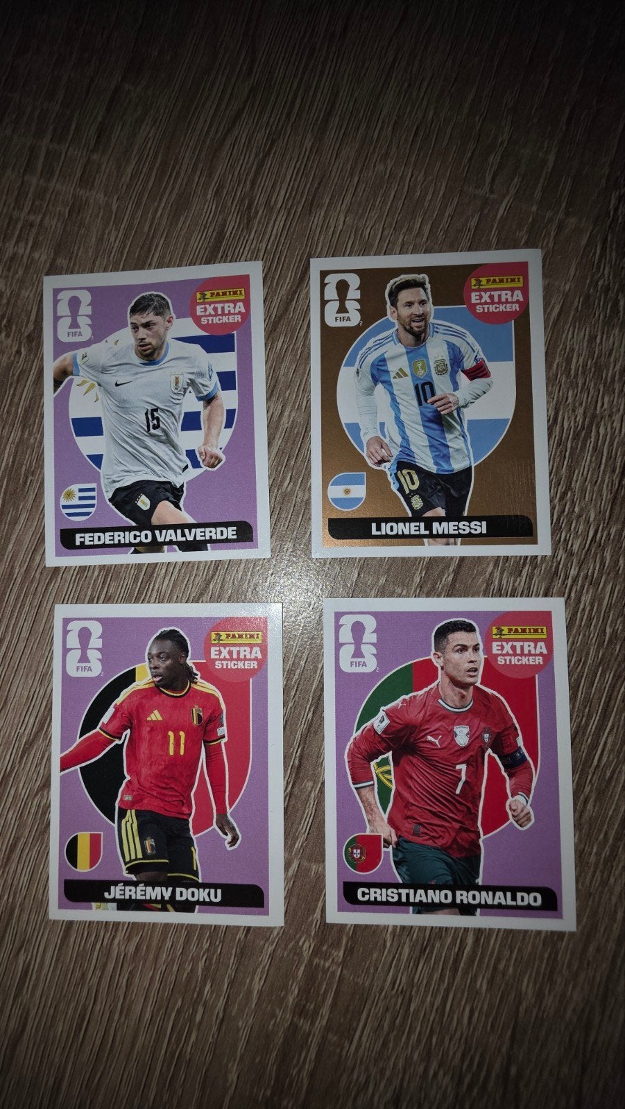 Extra Stickers Panini Coupe du monde 2026, Enlèvement