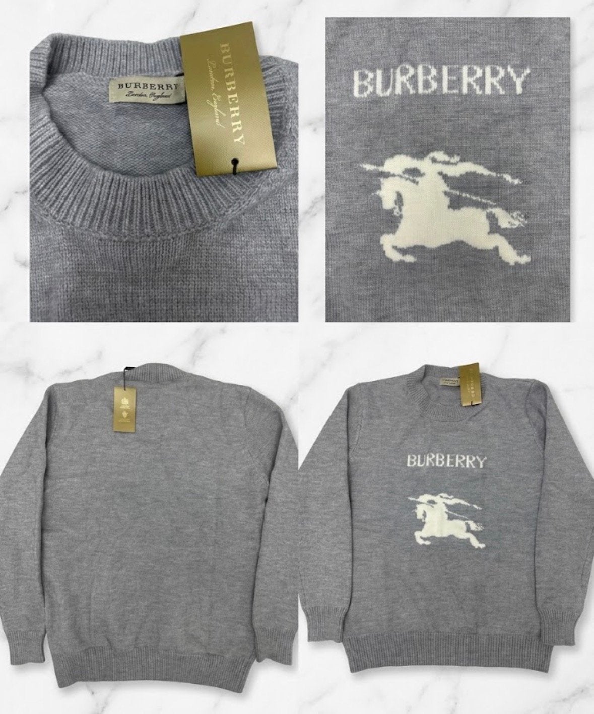 Burberry sweater grey, Vêtements | Hommes, Pulls & Vestes, Enlèvement, Comme neuf