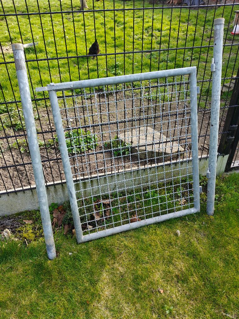 metalen tuinpoortje, Tuin en Terras, Tuinhekken en Hekwerk, Ophalen, Met poort, Gebruikt, Tuinhek