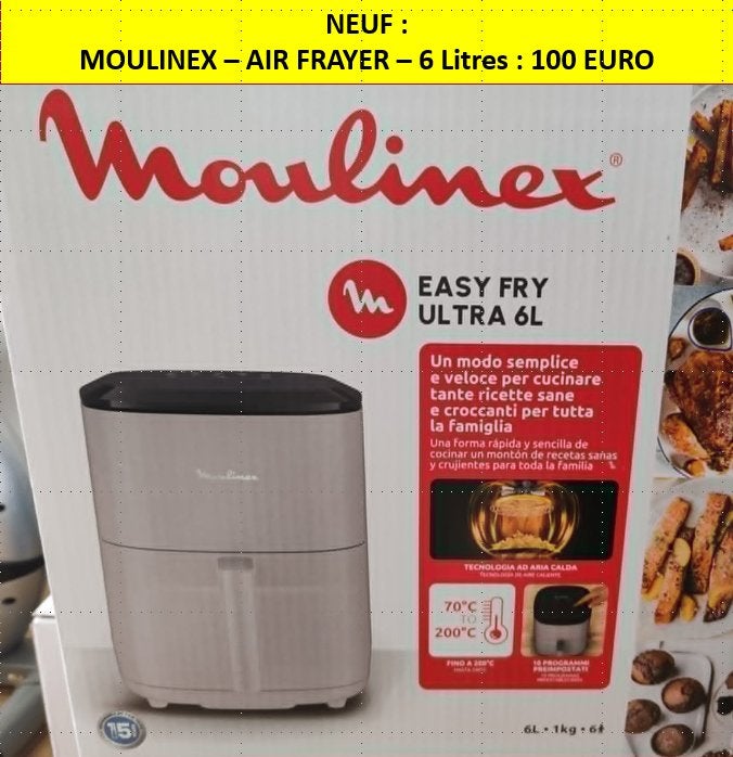 MOULINEX AIR FRYER - NEUF - 100 EUR, Ophalen of Verzenden, Nieuw, Airfryer